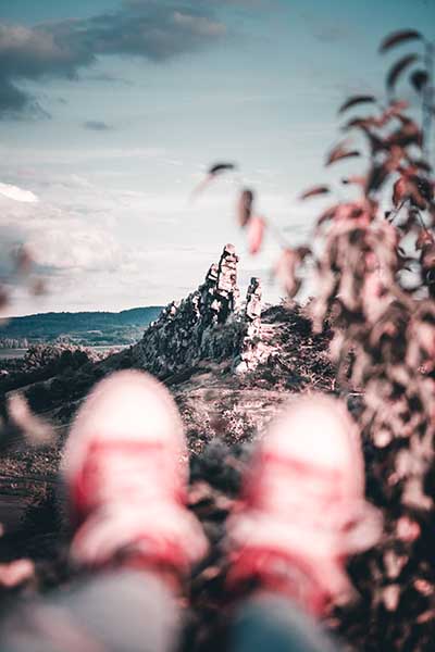 Blick auf die Teufelsmauer